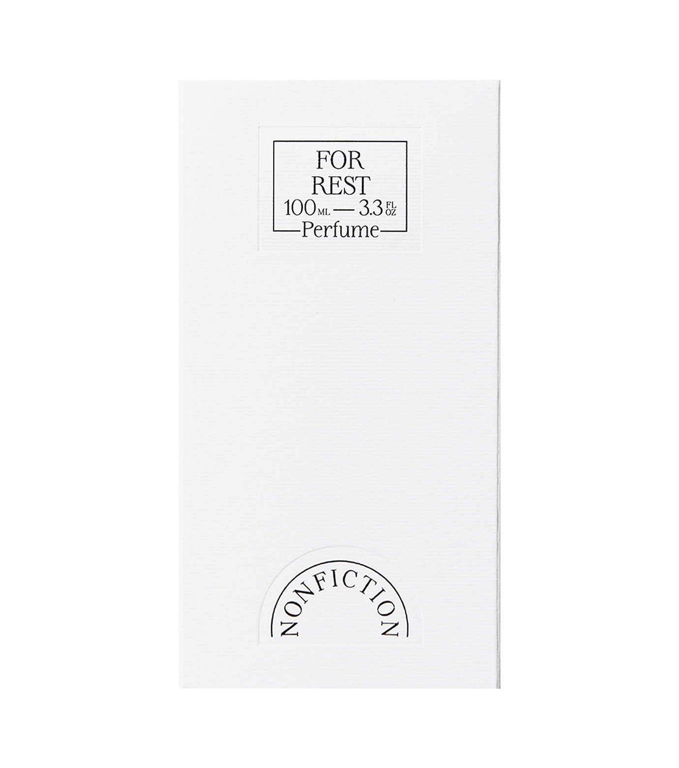 ノンフィクション - NONFICTION | Eau De Parfum 100ml - FOR | RESTIR