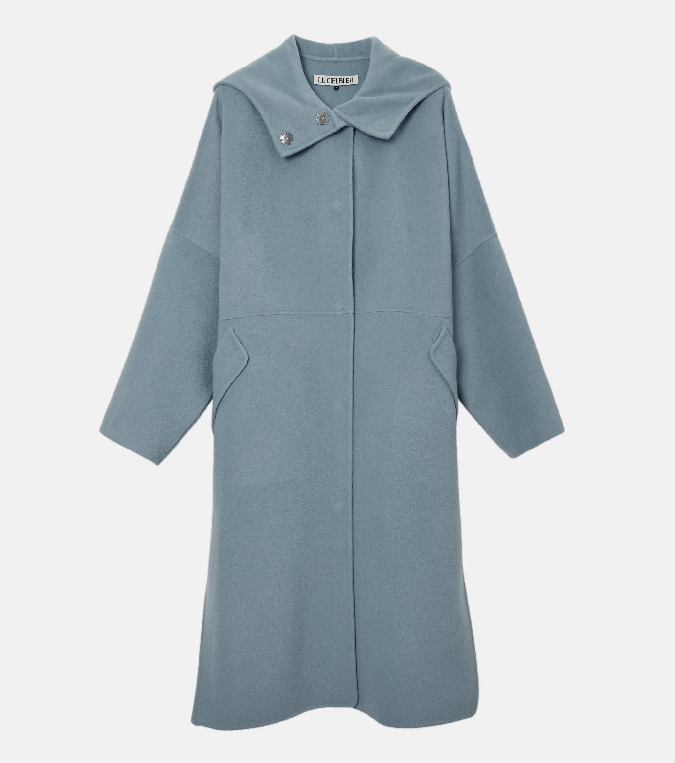 ル シェル ブルー - LE CIEL BLEU | Hooded Double-Face Coat-Light