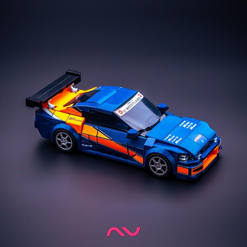 LEGO MOC Nissan Silvia S15 - Mona Lisa by NV Carmocs | Rebrickable