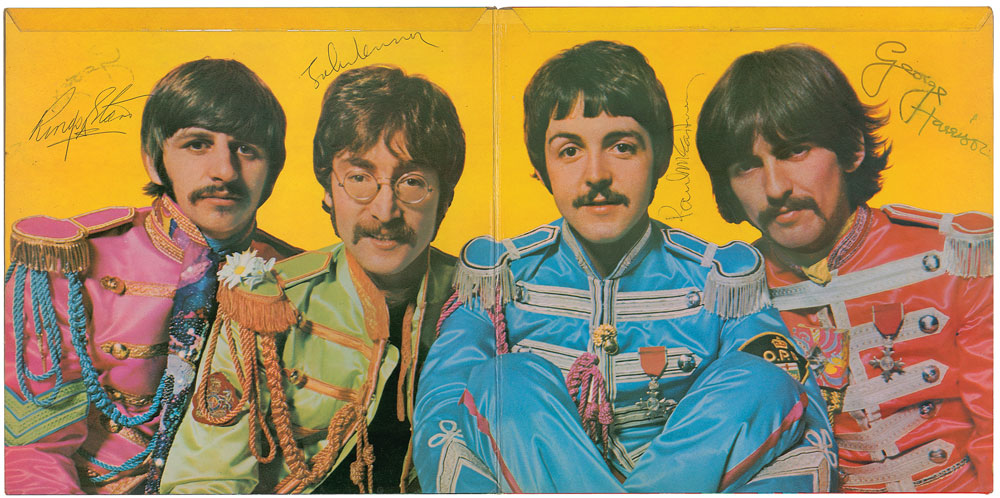 Beatles Signed Sgt. Pepper Album | RR Auction