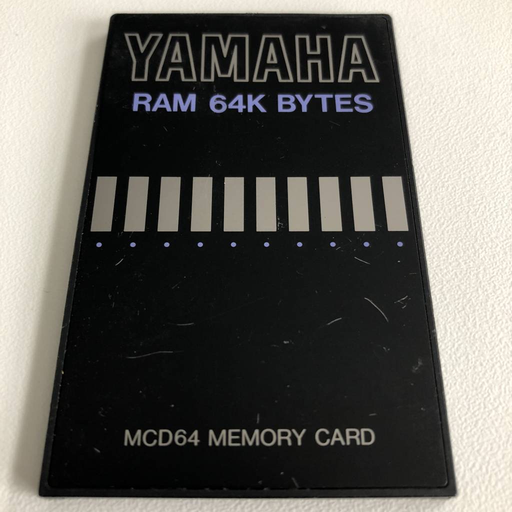 Yamaha MCD64 Memory Card - Turnlab