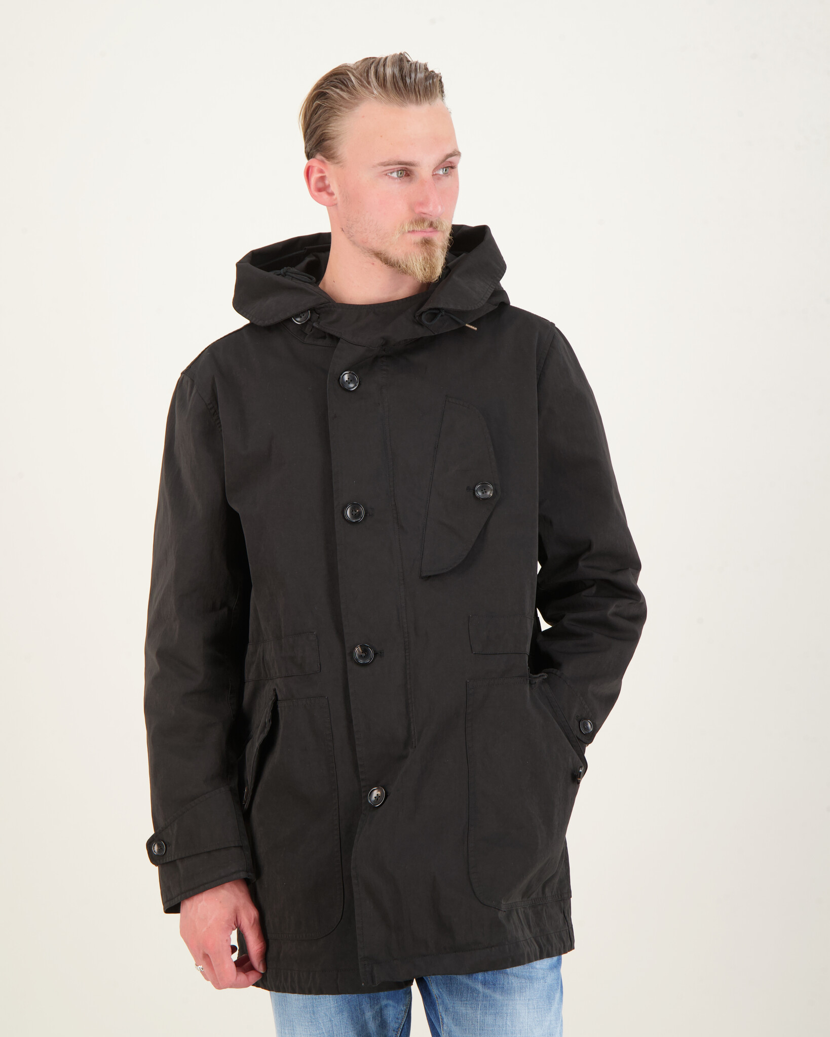 Ten C Storm Parka Black - Beachim