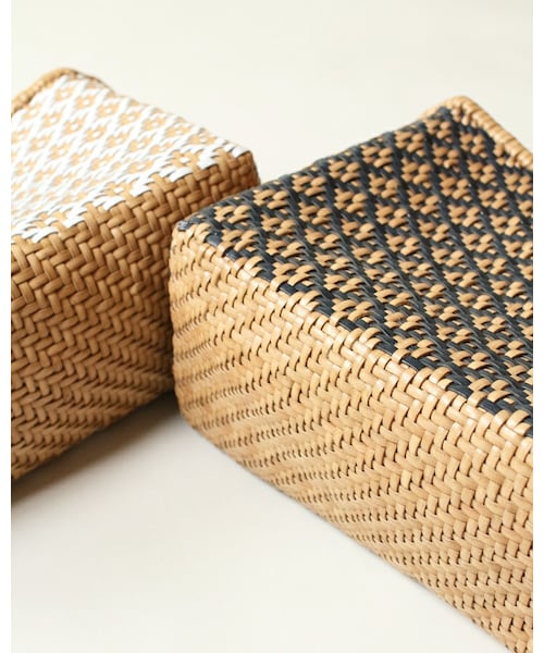 45R（フォーティファイブアール）の「花編みレザーかごバッグ（）」 - WEAR