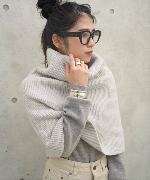 AP STUDIO（エーピーストゥディオ）の「リブニットケープ（）」 - WEAR