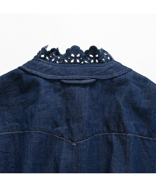 45R（フォーティファイブアール）の「シャツデニムのカットワーク