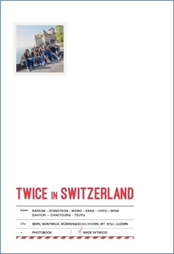 TWICE TV5 TWICE in SWITZERLAND PHOTOBOOK ［BOOK+DVD(再生不可)+