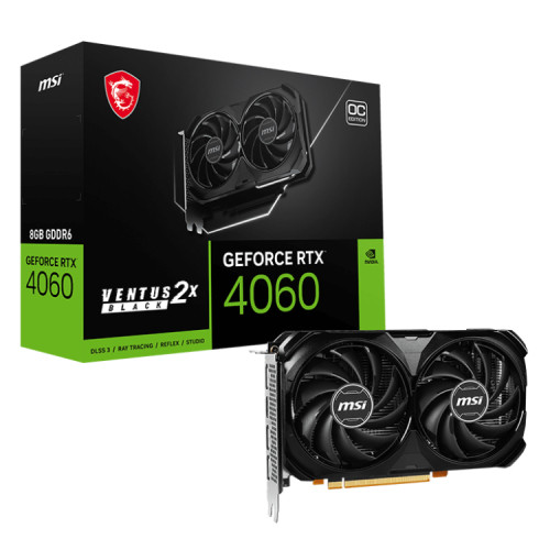MSI エムエスアイ GeForce RTX 4060 VENTUS 2X BLACK 8G OC｜ツクモ