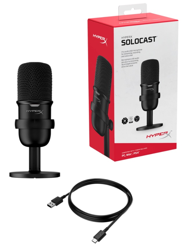 HyperX ハイパーエックス HyperX Solocast [HMIS1X-XX-BK/G / 4P5P8AA