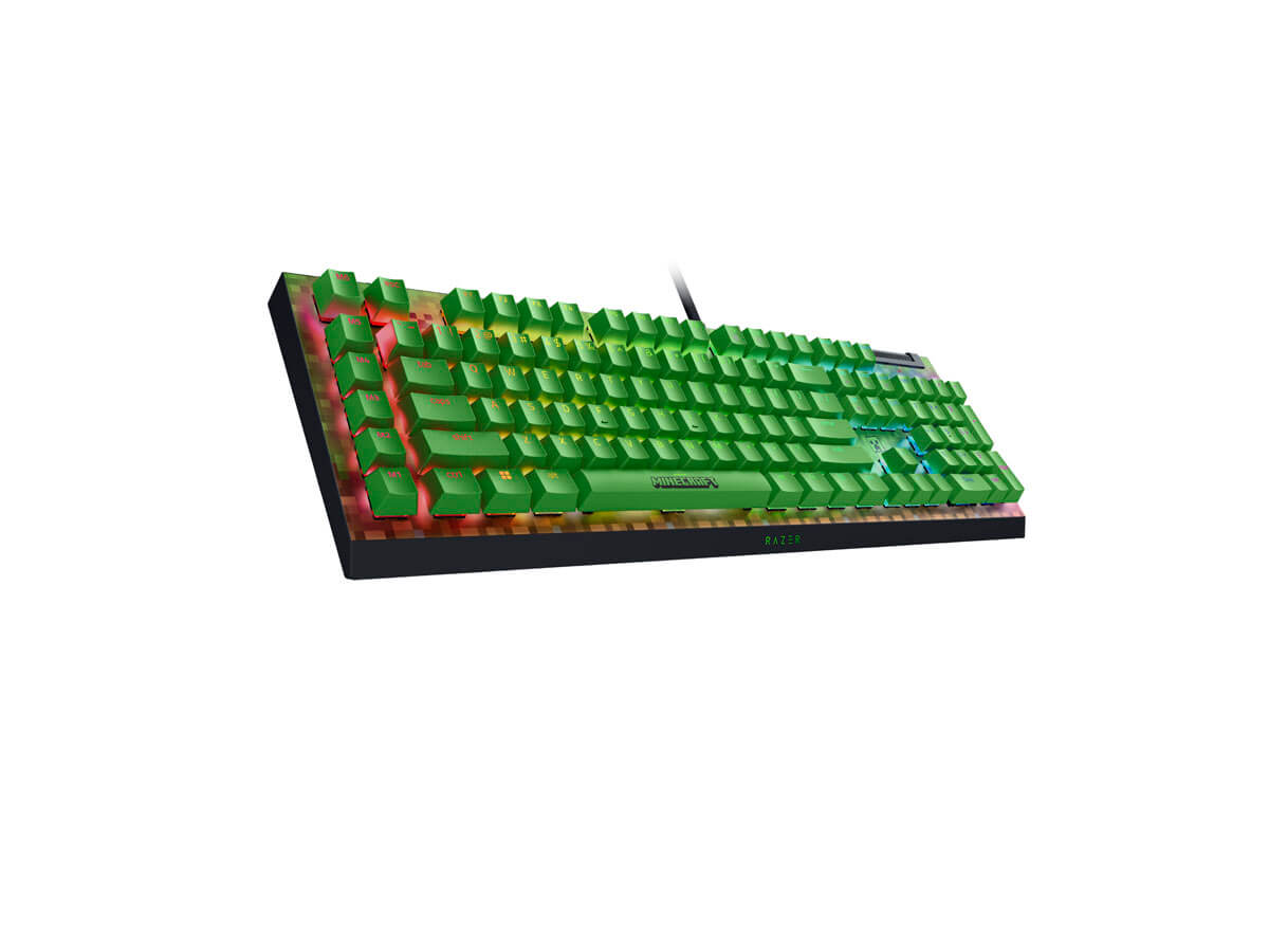 Razer レイザー BlackWidow V4 X Minecraft Edition Green Switch 英語