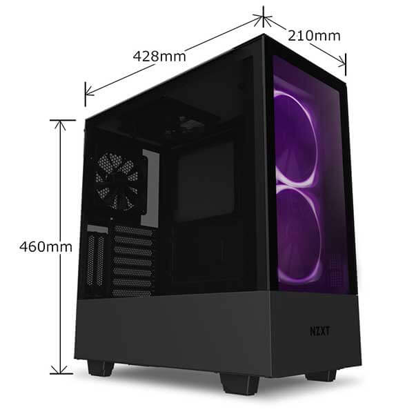 NZXT エヌズィーエックスティー H510 Elite CA-H510E-B1 （マット