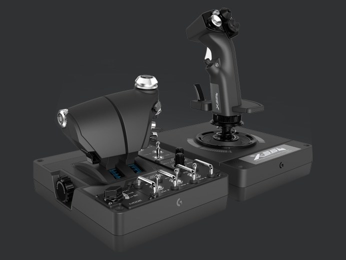 Logicool ロジクール X56 HOTAS G-X56R フライトシム用 スティック