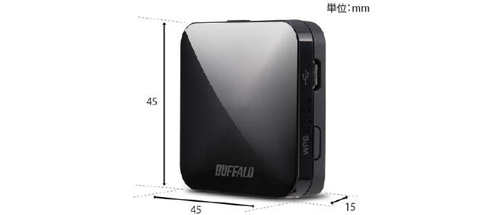 BUFFALO バッファロー AirStation WMR-433W2-WH(ホワイト) [ポータブル