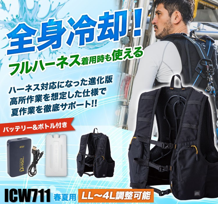 春夏用]HOP-SCOT アイスウォータークーリングベストプロXセット BIG