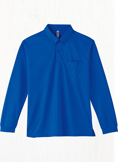 ドライボタンダウン長袖ポロシャツ[男女兼用](41-00314ABL) | トムス