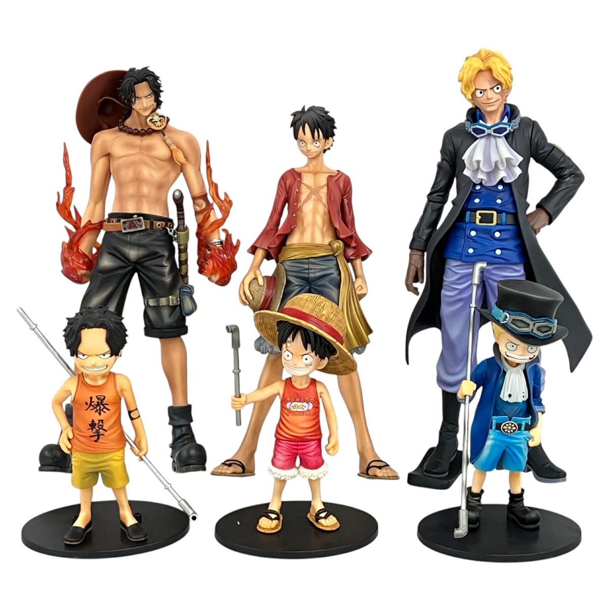 ワンピース チョッパー カルー ルフィ ウタ フィギュア ヤマト&エース