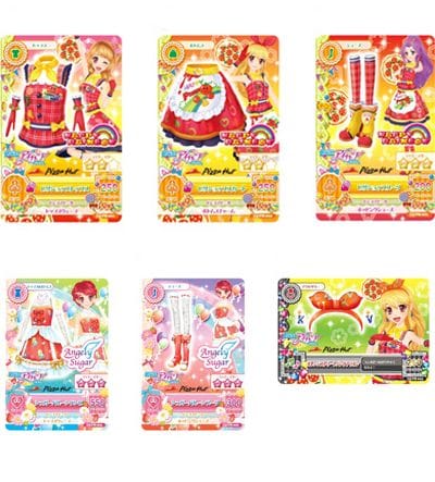 ピザハット×アイカツ！ 対象ピザセットを注文するとカードセットと