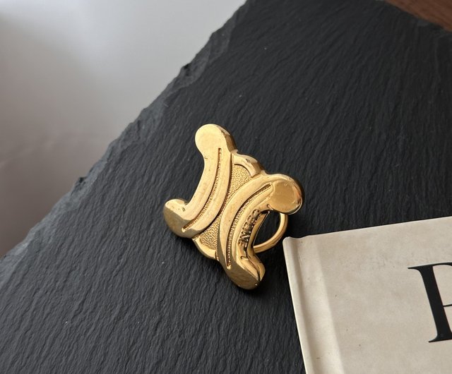 送料無料 12%OFF】香港 CELINE セリーヌ トリオンフ ロゴ フランス製