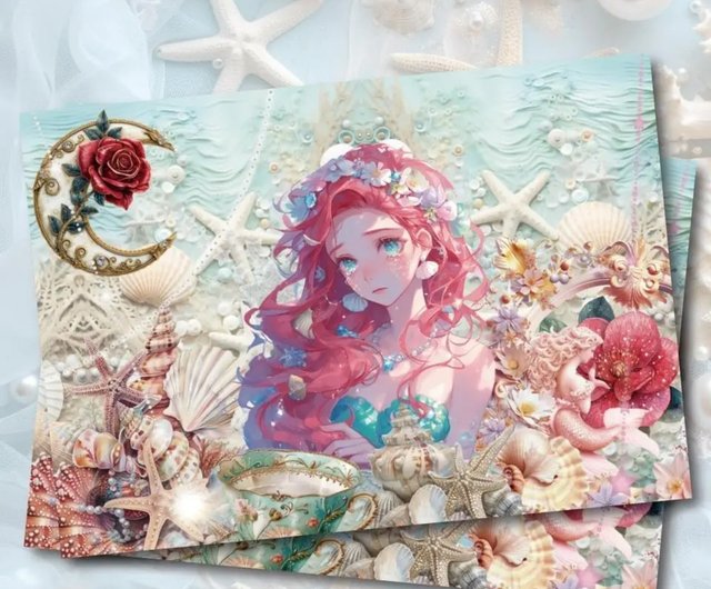 フローラルプリンセスデザインペーパーマーメイドラプソディ nene hope