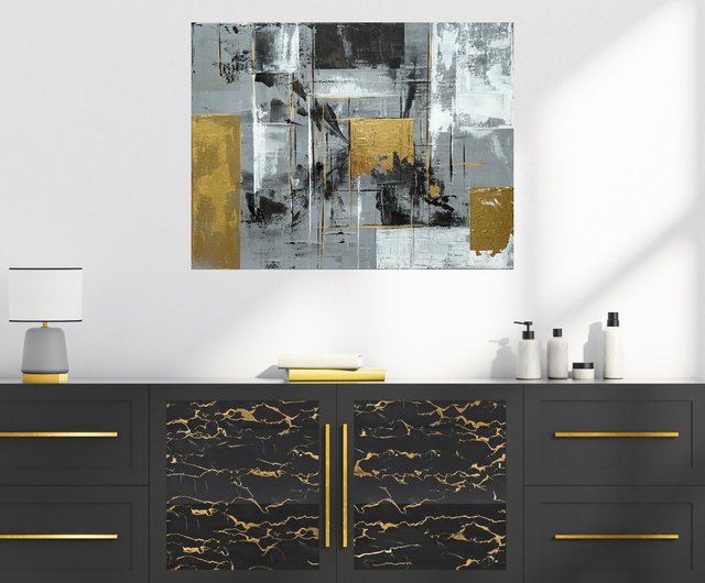 抽象画/大きい/インテリア/絵画/ニュアンス/テクスチャー/モダン/北欧