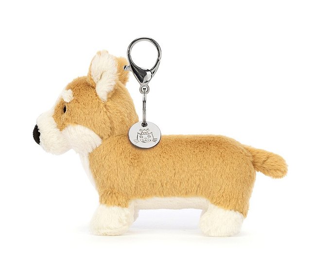 台湾 ベティ・コーギー バッグチャーム コーギー犬チャーム キーリング