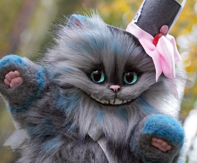 送料無料】ロシア 帽子をかぶったチェシャ猫 Monkey Business Toys