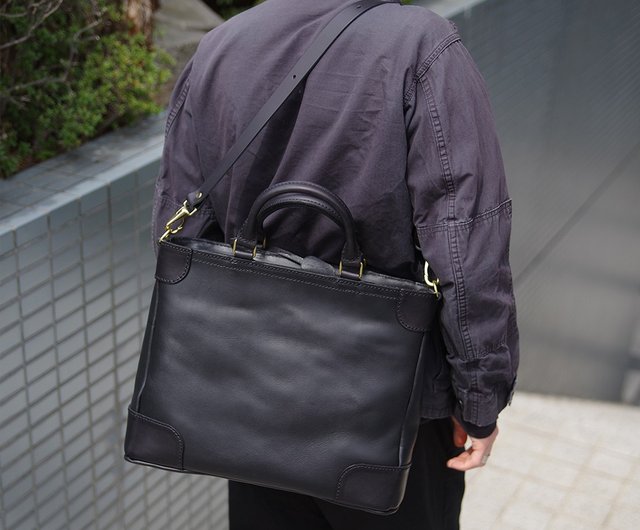 8%OFF】台湾 日本の職人による手作りレザー Organ 2WAYビジネス トート