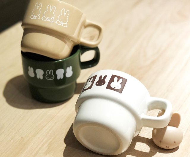 台湾 【MIFFY】ミッフィーと一緒に楽しく スタッキング陶器カップ 陶器