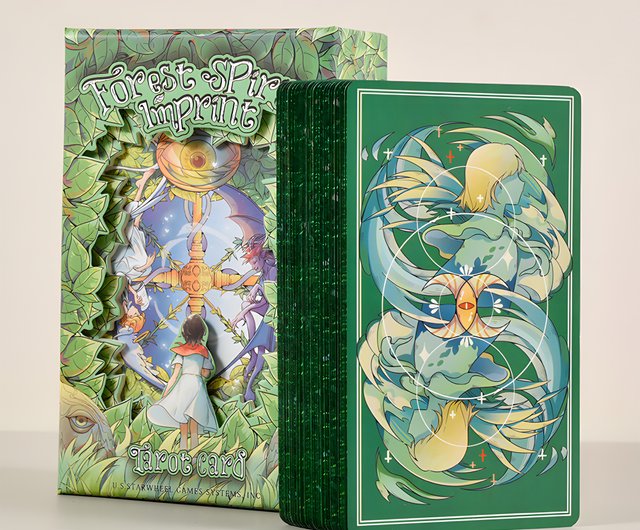 森の精霊のタロット 魔法アニメ風 ファンタジーカード コレクターズ