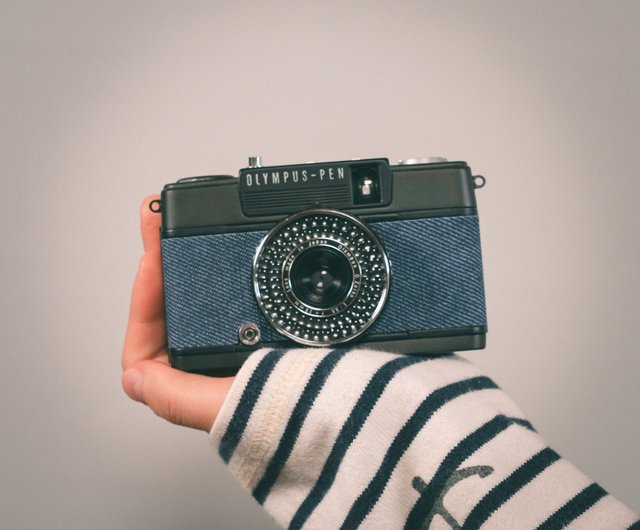 OLYMPUS PEN EE-3 Indigo Blue インディゴブルー フィルムカメラ専門店