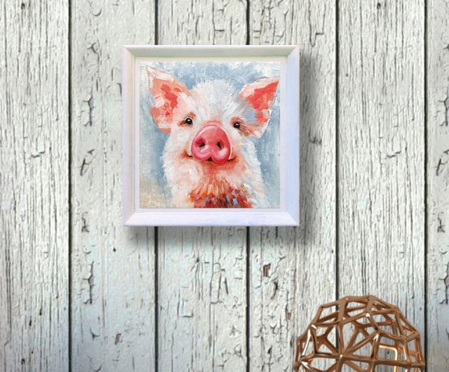 油絵 専用 夕方帰る子豚 油絵 専用 夕方帰る子豚 油絵 専用 夕方帰る子