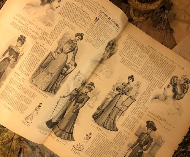 台湾 フランスの100年続くファッション雑誌「La Mode Illustrée」の
