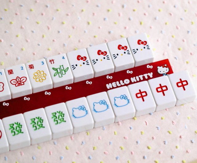 台湾 まちゅ×ハローキティ 合同麻雀セット MACHILL - Pinkoi