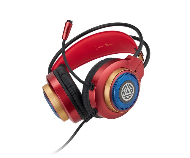 台湾 【卒業記念品】アイアンマンヘッドホン 有線ヘッドホン InfoThink