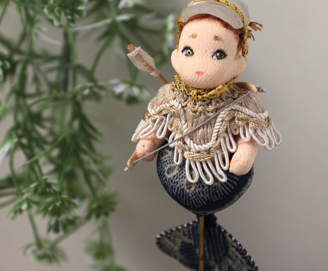 BJD ちりめん細工の金魚の人魚 男の子 2 アートドール 創作人形 Asou