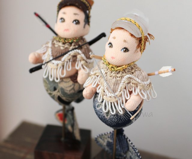 BJD ちりめん細工の金魚の人魚 男の子 2 アートドール 創作人形 Asou