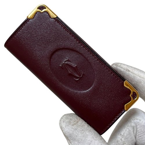 本物 Cartier カルティエ キーケース キーホルダー 4連 マストライン