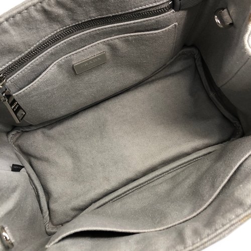 日本直送 名牌中古包 】PRADA プラダ カナパ ハンドバッグ グレー