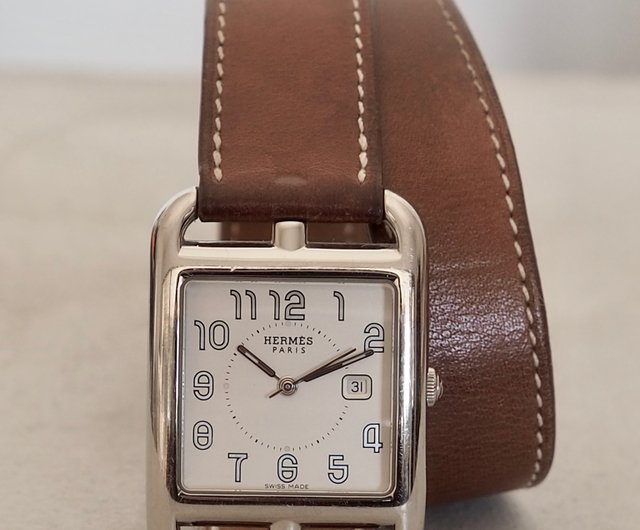HERMES エルメス ケープコッド ドゥブルトゥール ウォッチ 腕時計