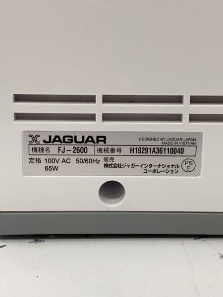 JAGUAR(ジャガー) / JAGUAR/コンピューターミシン/FJ-2600/2019年製