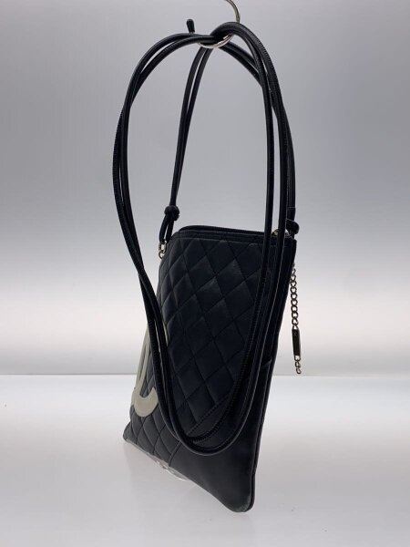 CHANEL(シャネル) / カンボンライン/ショルダーバッグ/レザー/BLK