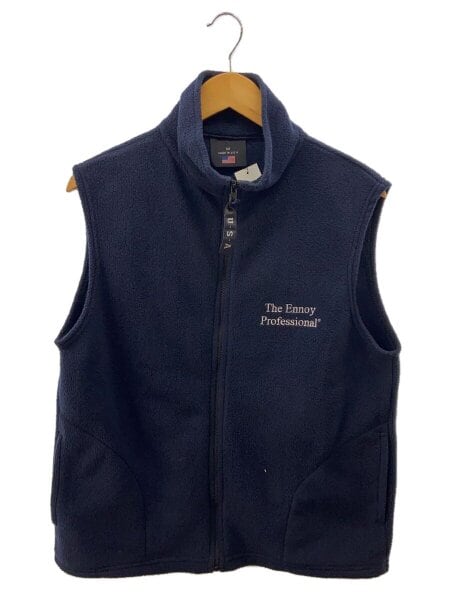 ENNOY(エンノイ) / フリースベスト/M/ポリエステル/NVY/無地 | 古着の