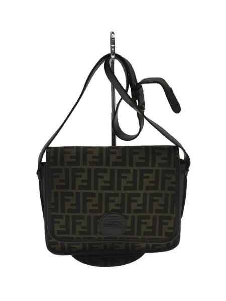 FENDI(フェンディ) / ショルダーバッグ/キャンバス/BRW/総柄/ズッカ柄