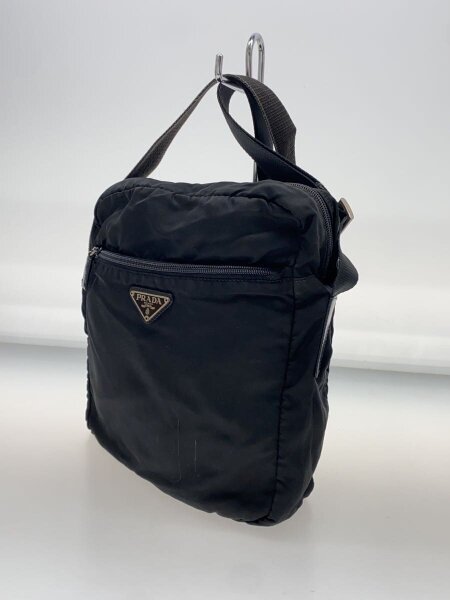 PRADA(プラダ) / ナイロンショルダーバッグ/内側破れ有/ナイロン/BLK