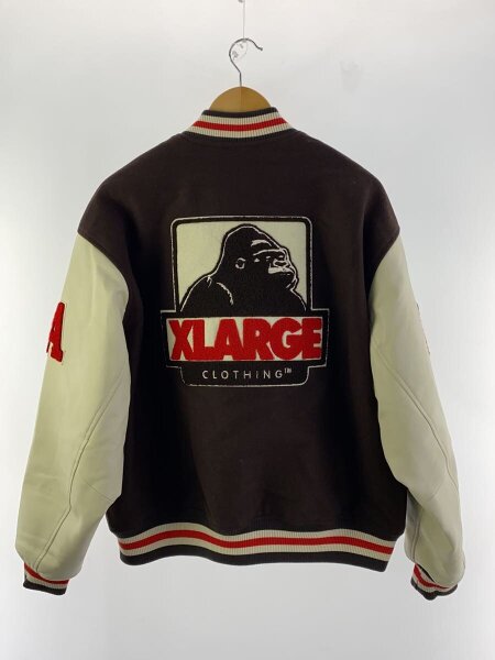 X-LARGE(エクストララージ) / スタジャン/L/ウール/BRW/101234021009