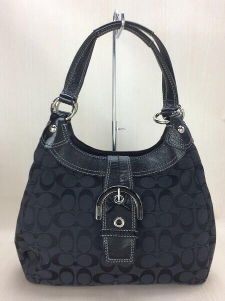 COACH(コーチ) / ショルダーバッグ/コットン/BLK/ソーホーシグネチャー