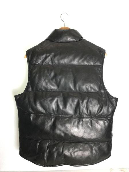 Schott(ショット) / ダウンベスト/XL/レザー/BLK/無地 | 古着の販売