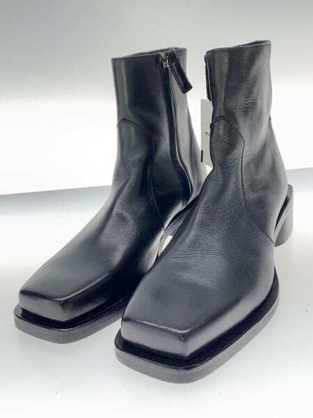 ZARA(ザラ) / ×MAISON SPECIAL スクエアヒールブーツ/40/BLK/牛革