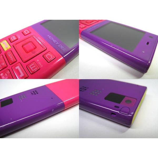 WILLCOM HONEY BEE 5 バイオレット×ピンク ウィルコム /【Buyee