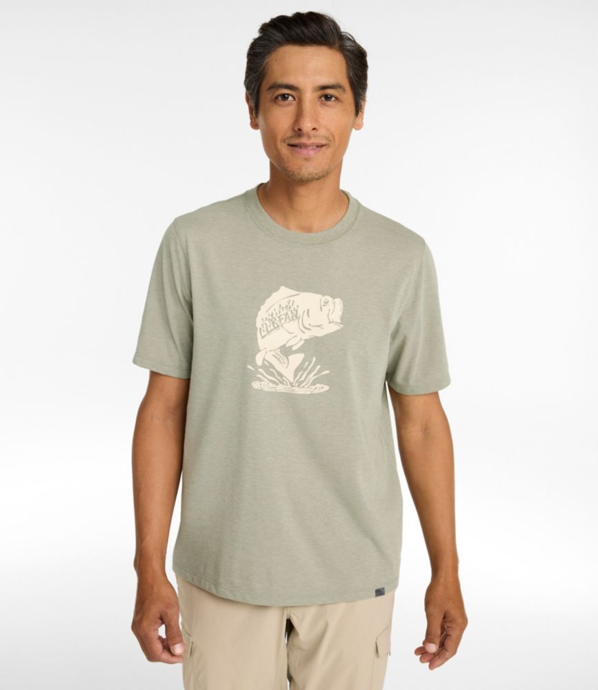 Men's Technical Fishing Graphic Tees, Short-Sleeve