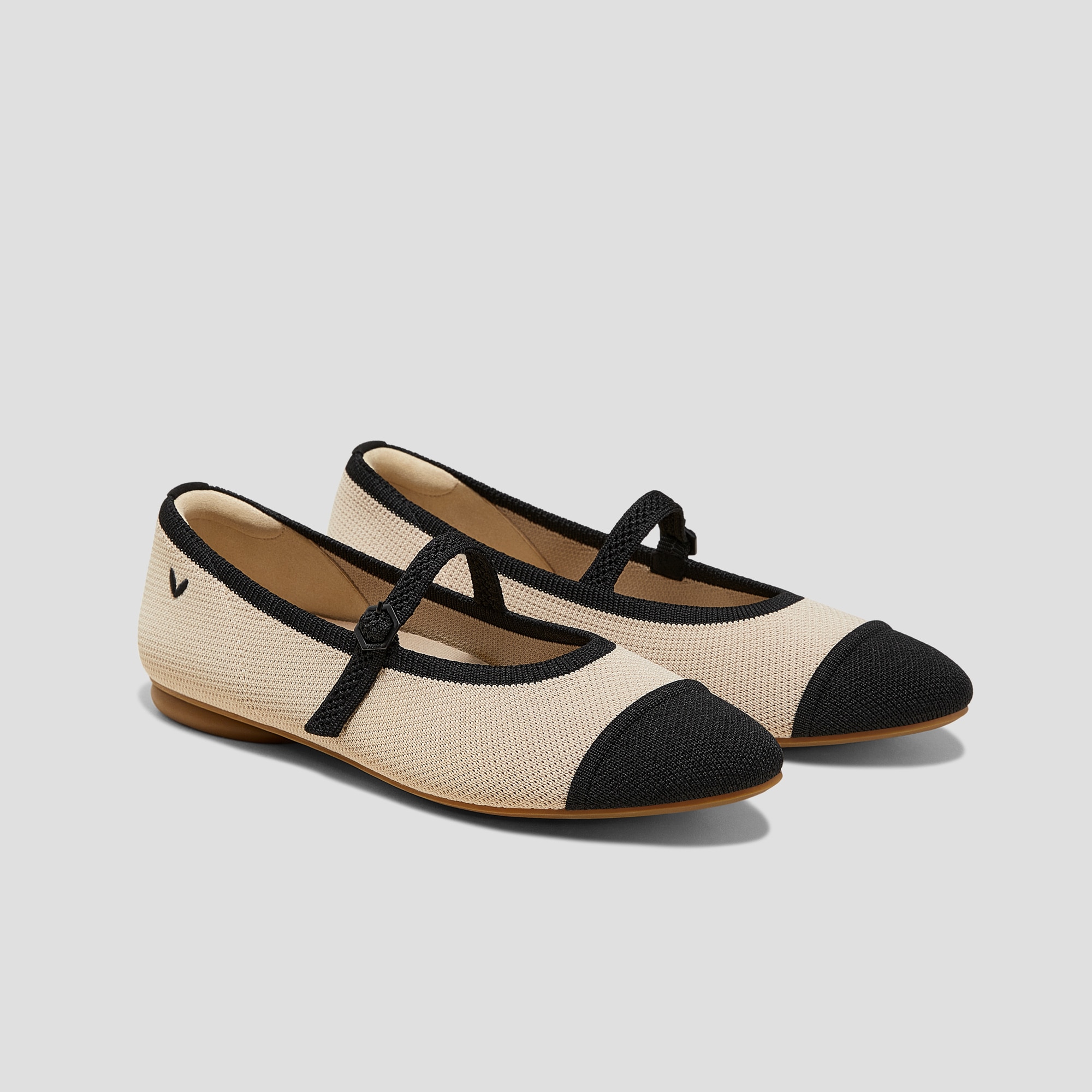 Tamia Mary Jane Almond-Toe Mary-Jane - Sustainable & Washable | VIVAIA